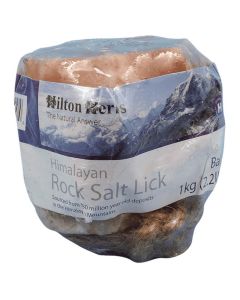 Hilton Herbs Pierre à sel de l'Himalaya rose 750 grs - La Compagnie des Animaux