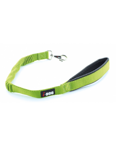 I-DOG Laisse Confort Elastique Vert/Gris 60 cm - Dogteur