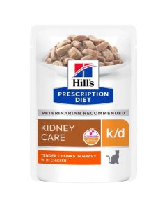 Hill's Prescription Diet Feline K/D Poulet SACHETS 12 x 85 grs
