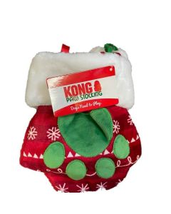 KONG Chaussette Patte chien Holiday Stocking Paw L