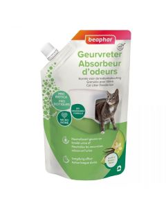 Beaphar granulés absorbeurs d'odeurs pour litière Vanille & Melon 400 g - La Compagnie des Animaux