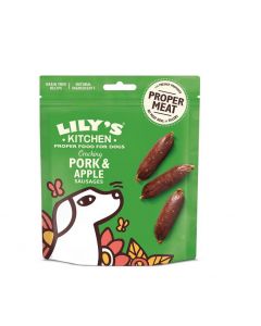 Lily's Kitchen Saucisses au porc et aux pommes pour chien 70 g