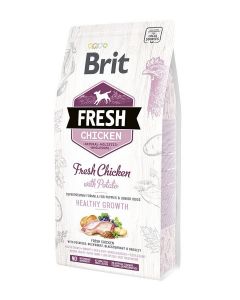 Brit Fresh Croquettes Chiot Healthy Growth Poulet et Pomme de Terre 2.5 kg - Destockage