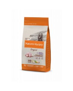 Nature's Variety Croquettes Original No Grain Chien Adult Medium/Maxi Dinde 2 kg