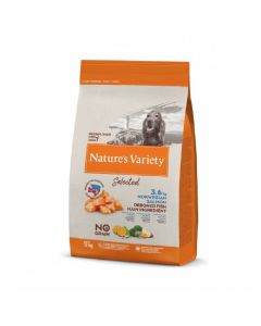 Nature's Variety Croquettes Selected Chien Adult Medium/Maxi au saumon 12 kg