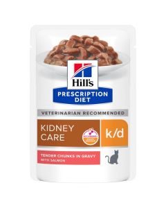 Hill's Prescription Diet Feline K/D Saumon 12 X 85 g