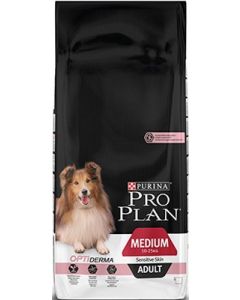 Purina Pro Plan Dog Medium Adult Sensitive Skin Saumon OPTIDERMA 3 kg