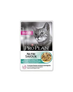 Purina Proplan Chat Nutrisavour Delicate Poisson 26 pochons 85 g