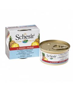 Schesir Thon Ananas pour chat 14 x 75 g