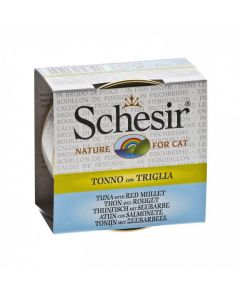 Schesir Thon avec Rouget pour chat 14 x 70 g
