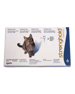 Stronghold 45 mg Chat 2,6 à 7,5 kg 3 pipettes