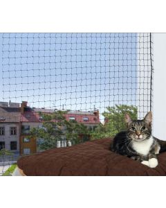 Trixie Filet de protection noir fenêtre pour chat 3 x 2 m