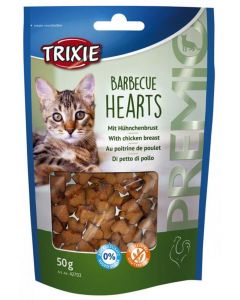 Trixie PREMIO Barbecue Hearts pour chat 50 g - La Compagnie des Animaux