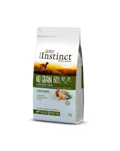 True Instinct No Grain Medium Maxi Adult Saumon 2 kg - La Compagnie des Animaux