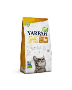 Yarrah Bio croquettes au poulet et poisson sans céréales (Grain Free) pour chat 2,4 kg