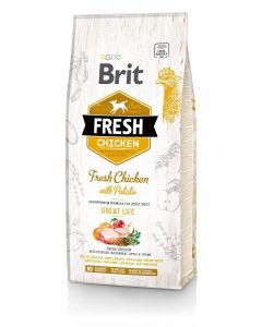 Brit Fresh Croquettes Chien Great Life Poulet et Pomme de Terre 12 kg - Destockage