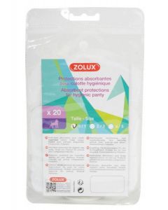 Zolux protections absorbantes pour culotte hygiénique T4-T5 x20