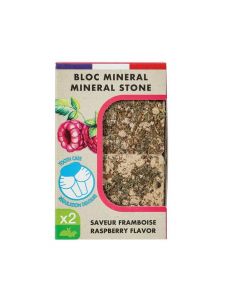 Zolux Bloc mineral Framboise x2 - La Compagnie des Animaux