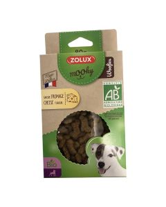 Zolux Mooky Friandises Woofies Bio au fromage pour chien 80 g