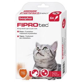 Beaphar Fiprotec chat 6 pipettes