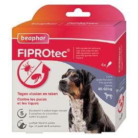 Beaphar Fiprotec Spot-on chien 40 - 60 kg 4 pipettes