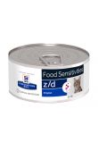 Hill's Prescription Diet Feline Z/D Ultra Allergen BOITES 24 x 156 grs 