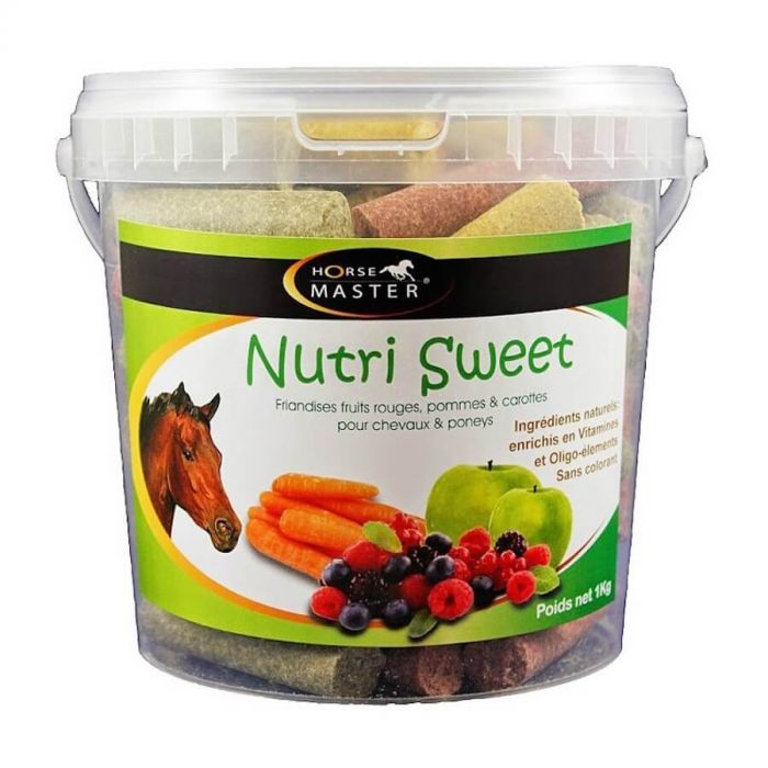 Horse Master Nutri Sweet Friandise 3 saveurs 1 kg, Cheval