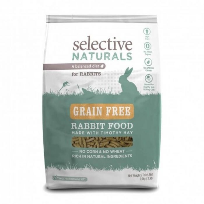 Selective Naturals Grain Free Rabbit 1,5 kg, Lapins