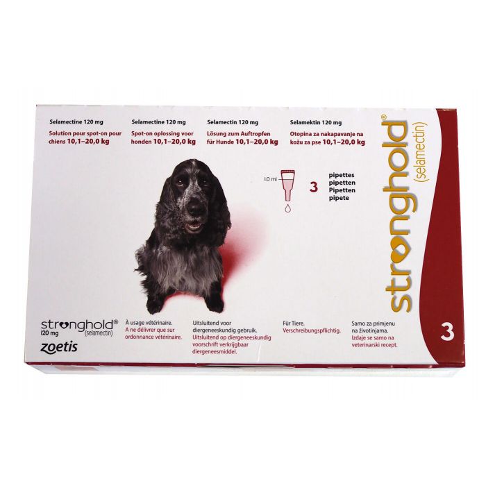 mere og mere Tegne forsikring efterspørgsel Stronghold 120 mg Chien 10-20 kg 6 pipettes | Chien | Dogteur